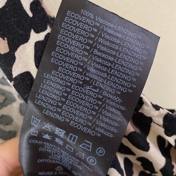 Vero Moda Leopard Print Sand Dress Size XS - Picture 12 of 12